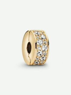 Pandora Clear Pav Clip Charm